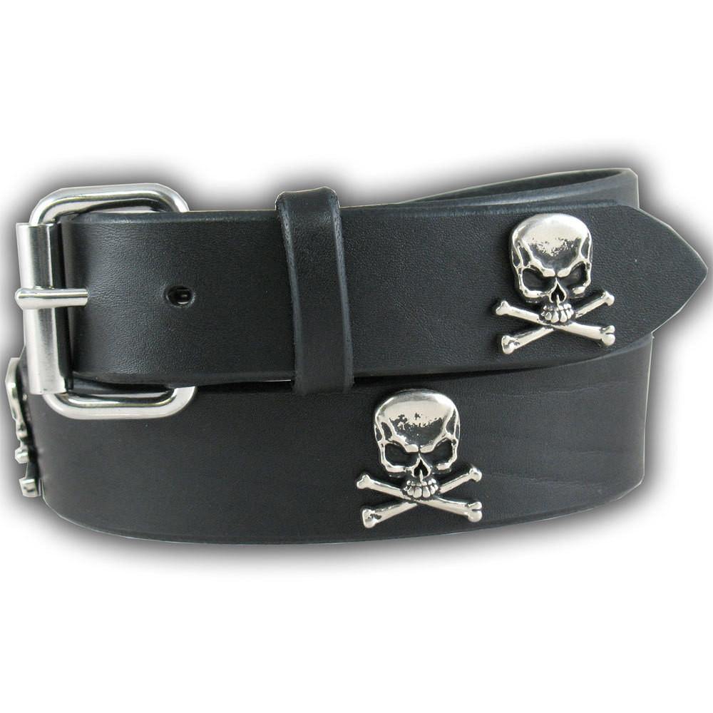 Black Belt with Skull Buckle, Diamond Skull Belt, Premium Leather Belt, Alternative Leather Belt