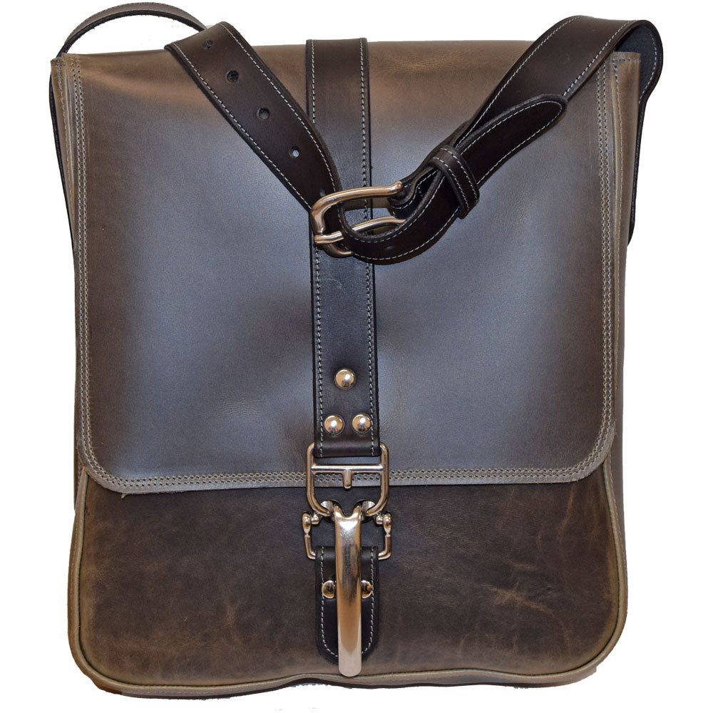 Leather postal messenger on sale bag