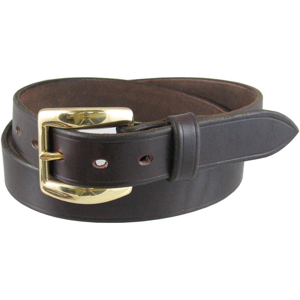 Casual Leather Belt - Brown